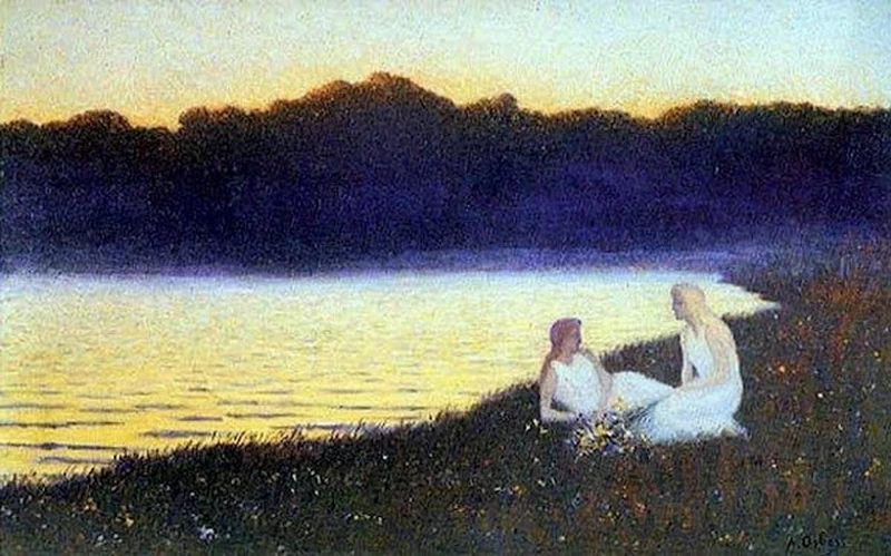 Ninfe al tramonto